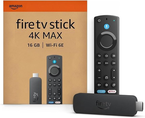 Amazon fire stick max - stick, 4k